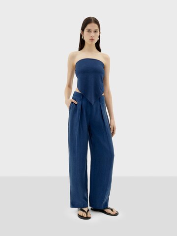 Loosefit Pantalon ' CIRILA ' Thinking MU en bleu
