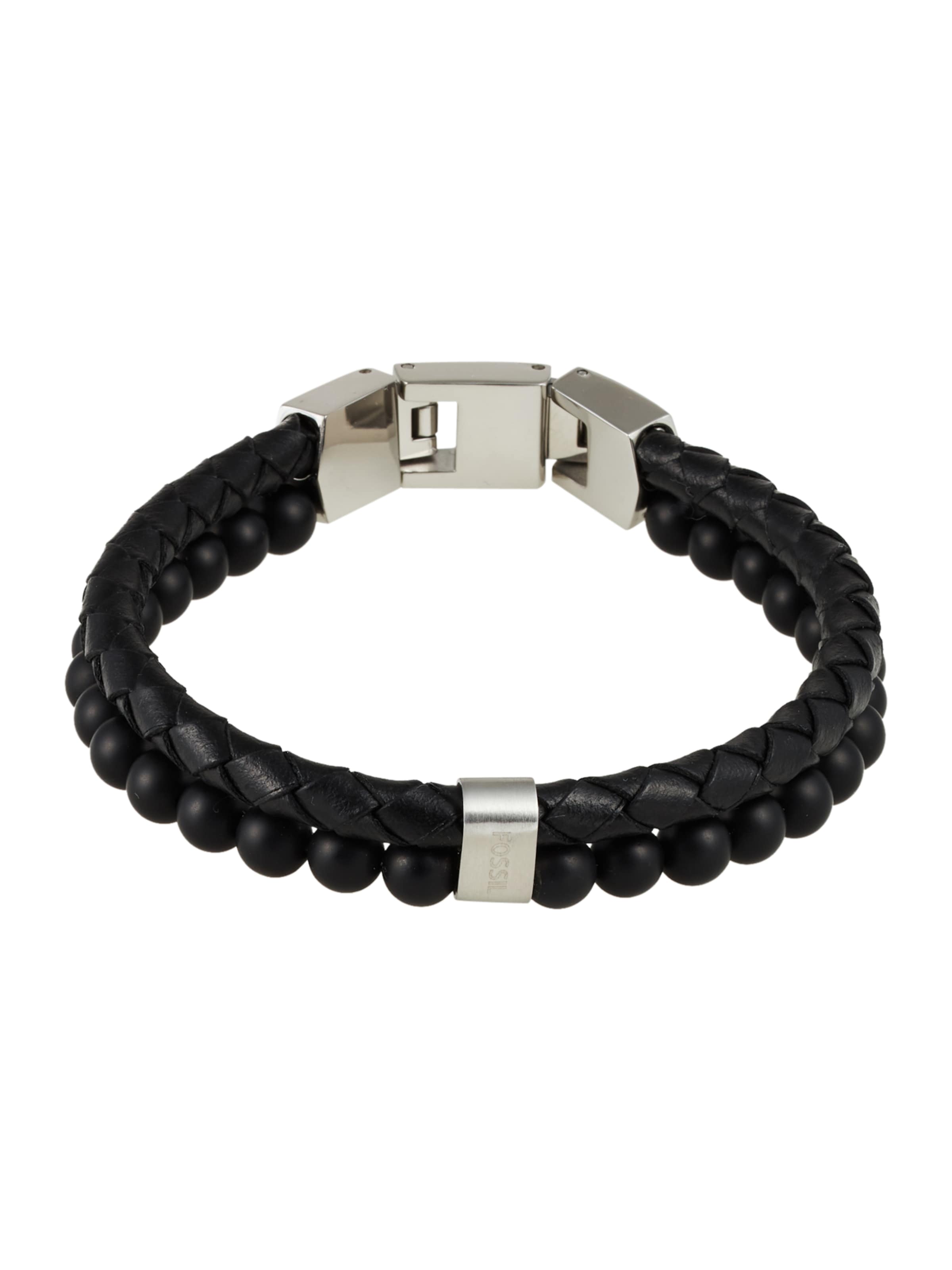 FOSSIL Гривна в черно: отпред