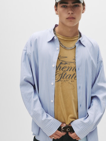 Comfort Fit Cămașă de la Pull&Bear pe albastru