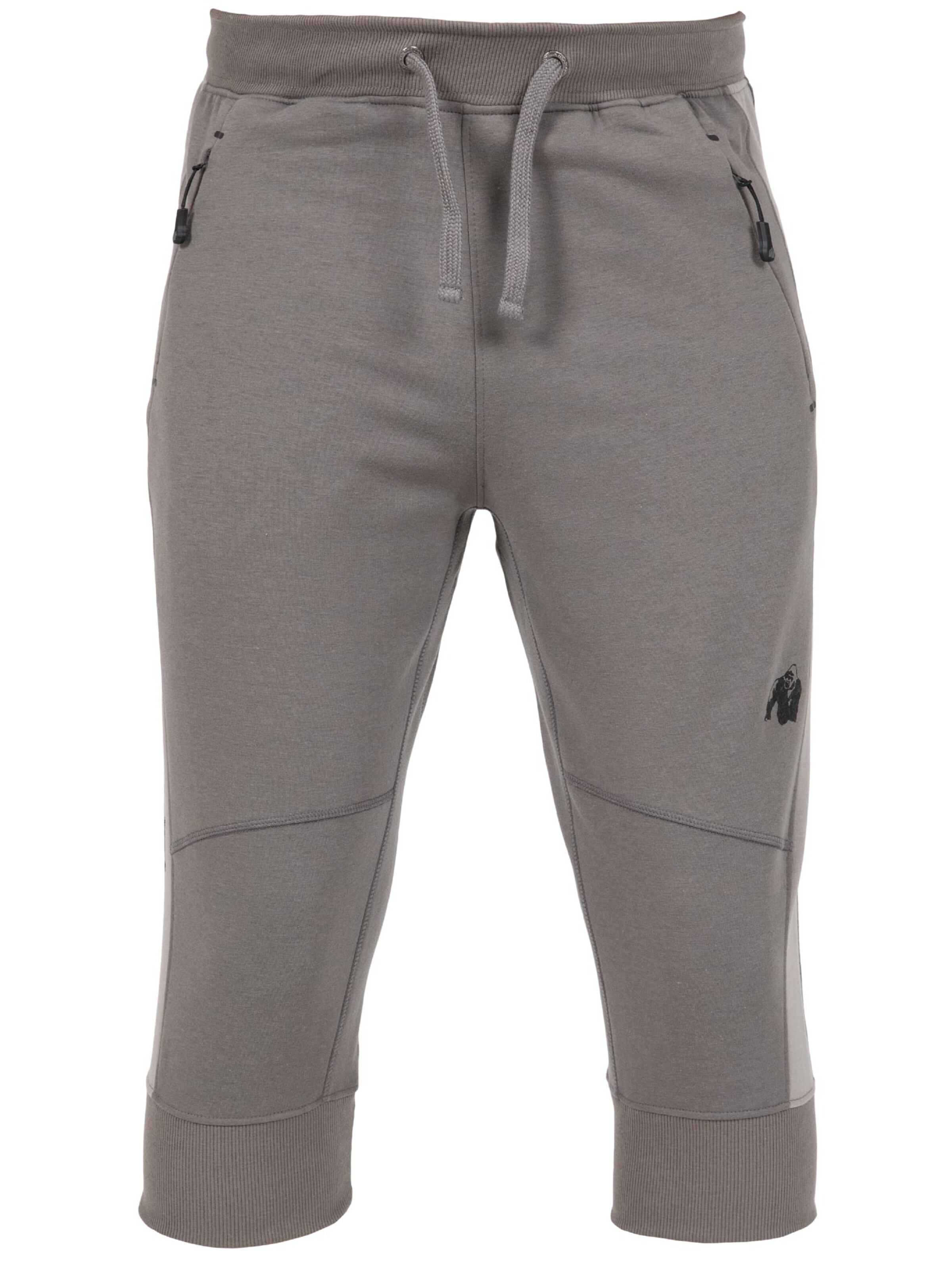 Slimfit Pantaloni sportivi 'Thompson' di Gorilla Wear in nero: frontale