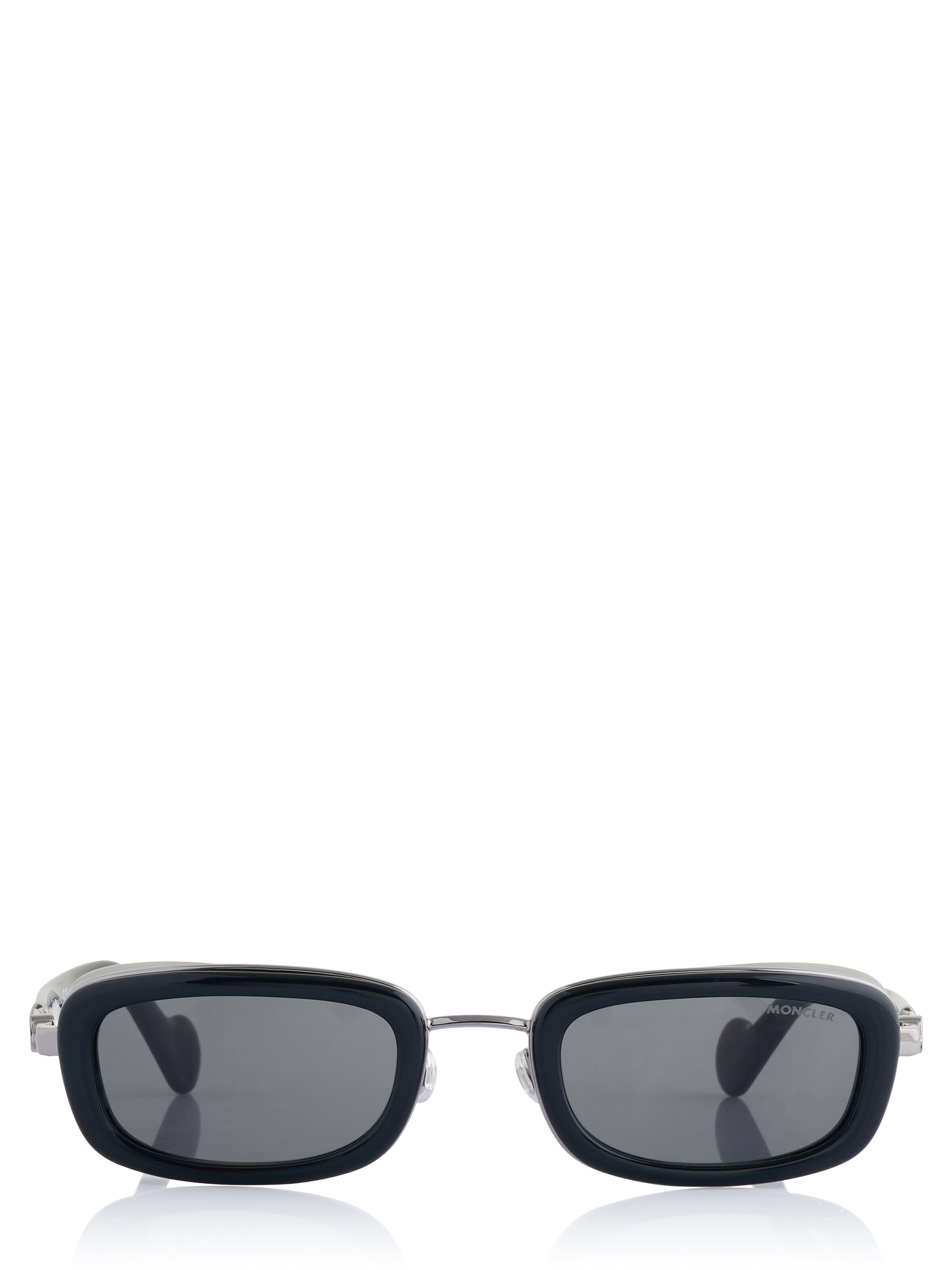 Lunettes de soleil 'Moncler Sonnenbrille' MONCLER en noir : devant