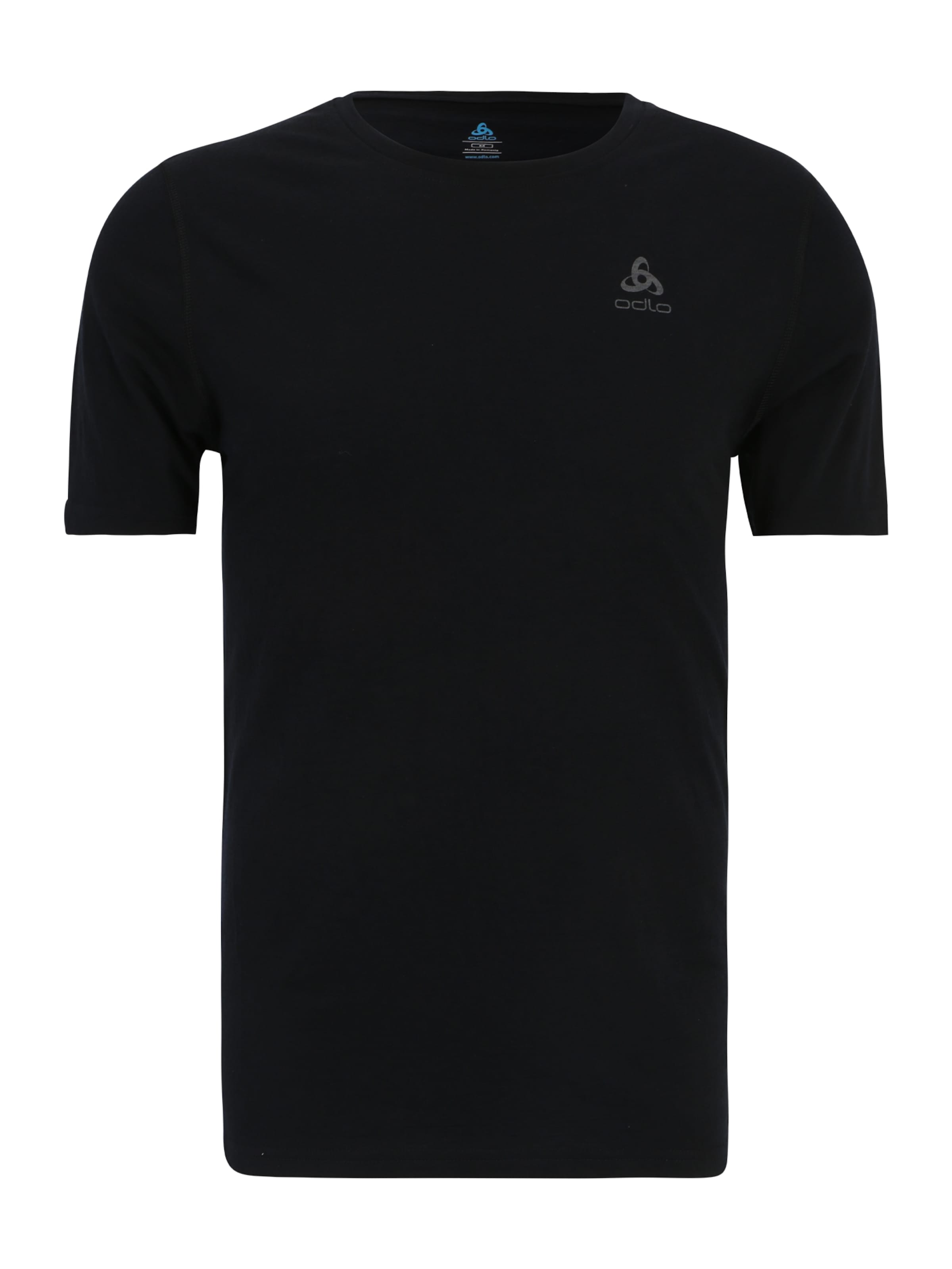 ODLO Performance Shirt 'Merino 200' in Black: front