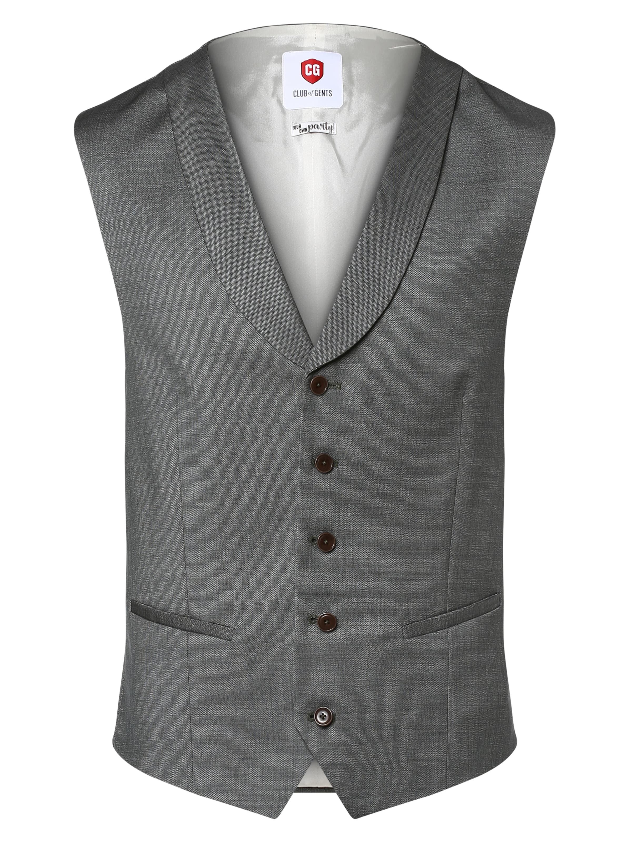 CG CLUB OF GENTS Suit Vest 'Philipp-ST' in Grey: front
