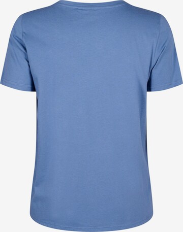 T-shirt 'VELIN' Zizzi en bleu