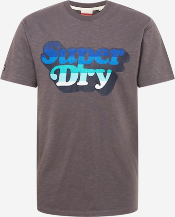 Superdry T-Shirt 'Cali' in Grau: predná strana