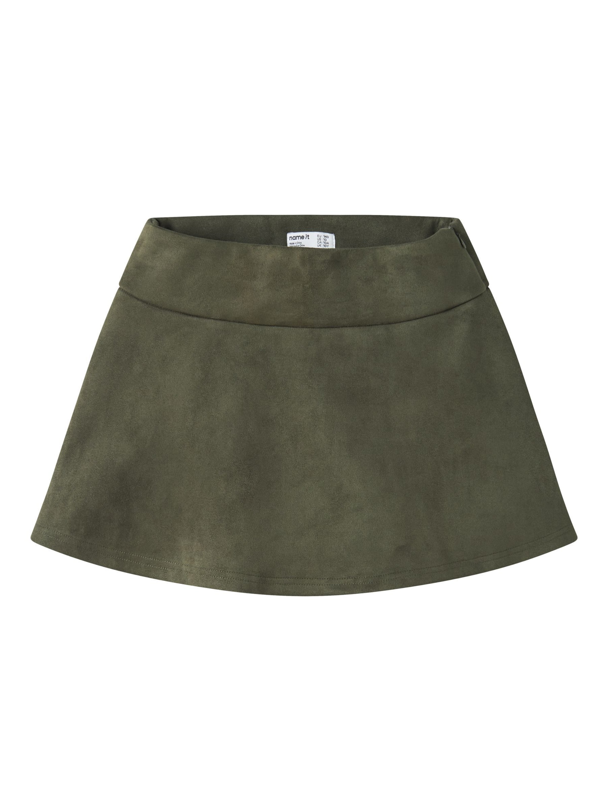 NAME IT - Falda en verde: frente