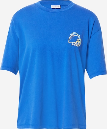 Noisy may T-Shirt 'NMMILLIE LEMON' in Blau: Vorderseite
