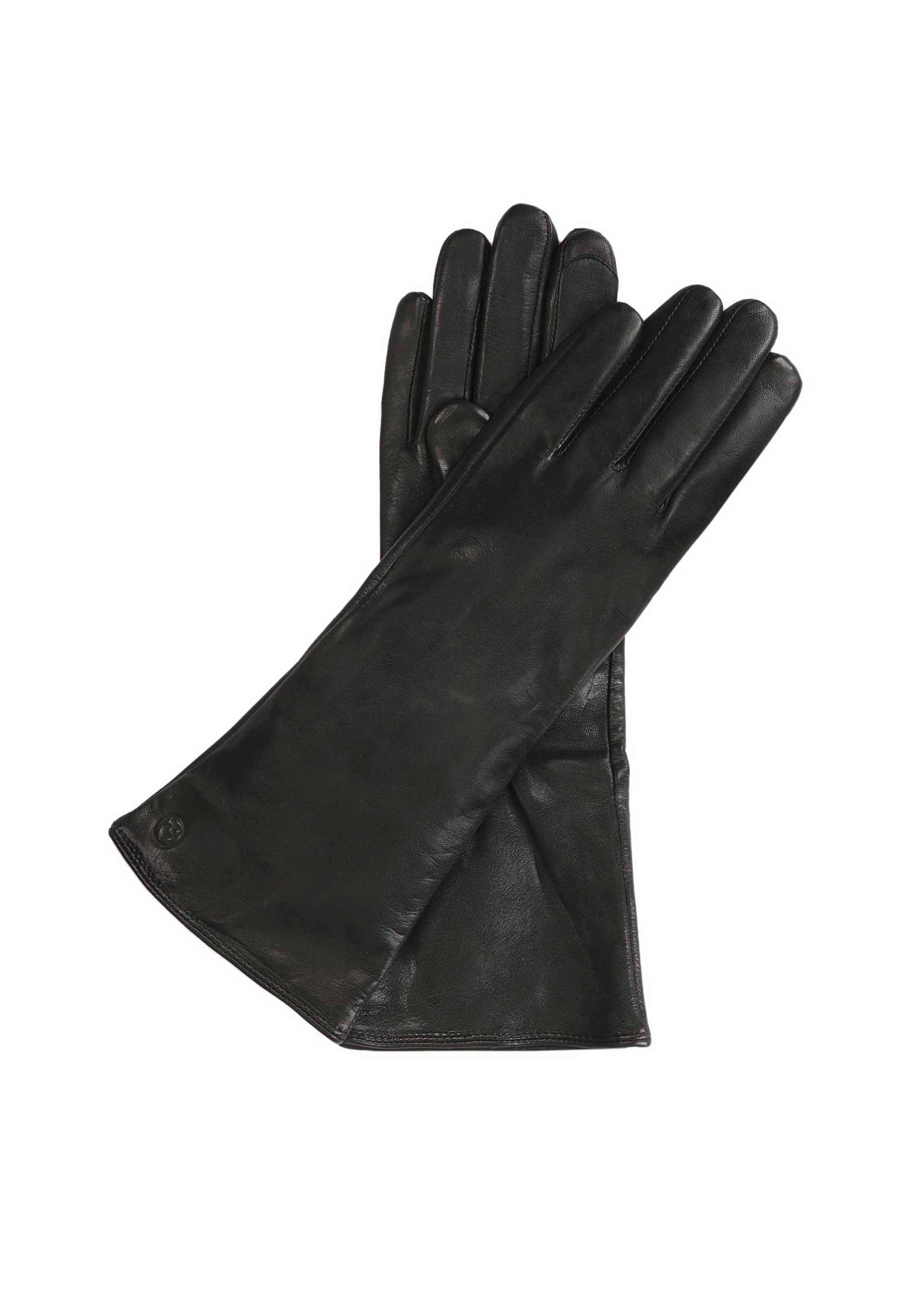 Kazar Handschuhe in Schwarz: Vorderseite