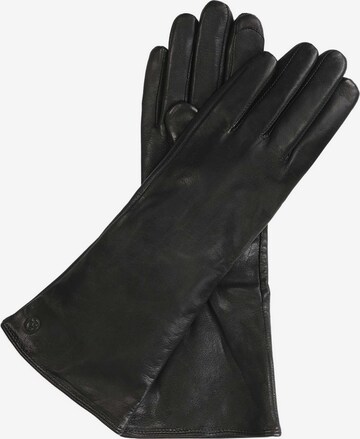 Gants Kazar en noir : devant