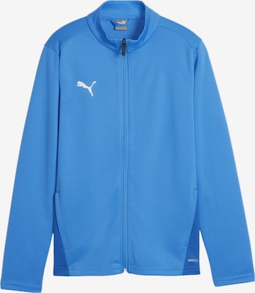 PUMA Athletic Jacket 'TeamGoal' in Blue: front
