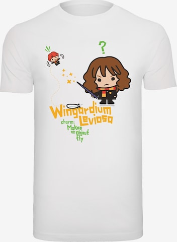 T-Shirt 'Harry Potter Hermione Granger Wingardium Leviosa Junior' F4NT4STIC en blanc : devant