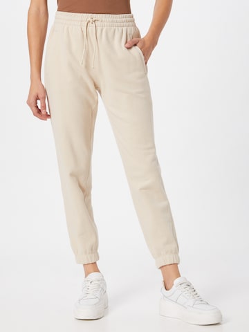 Effilé Pantalon 'Once' DRYKORN en beige : devant