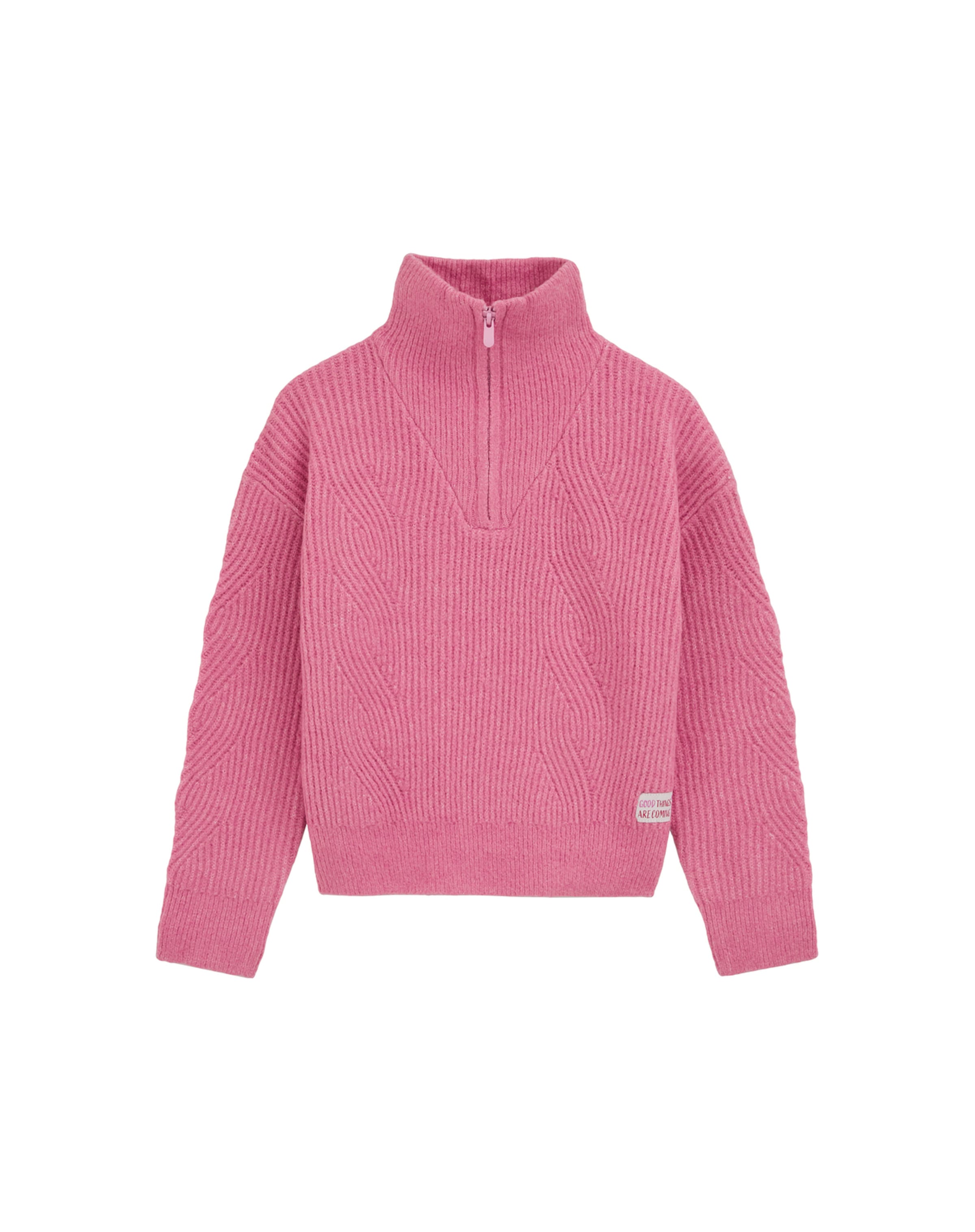 WE Fashion Neulepaita värissä vaaleanpunainen: etupuoli