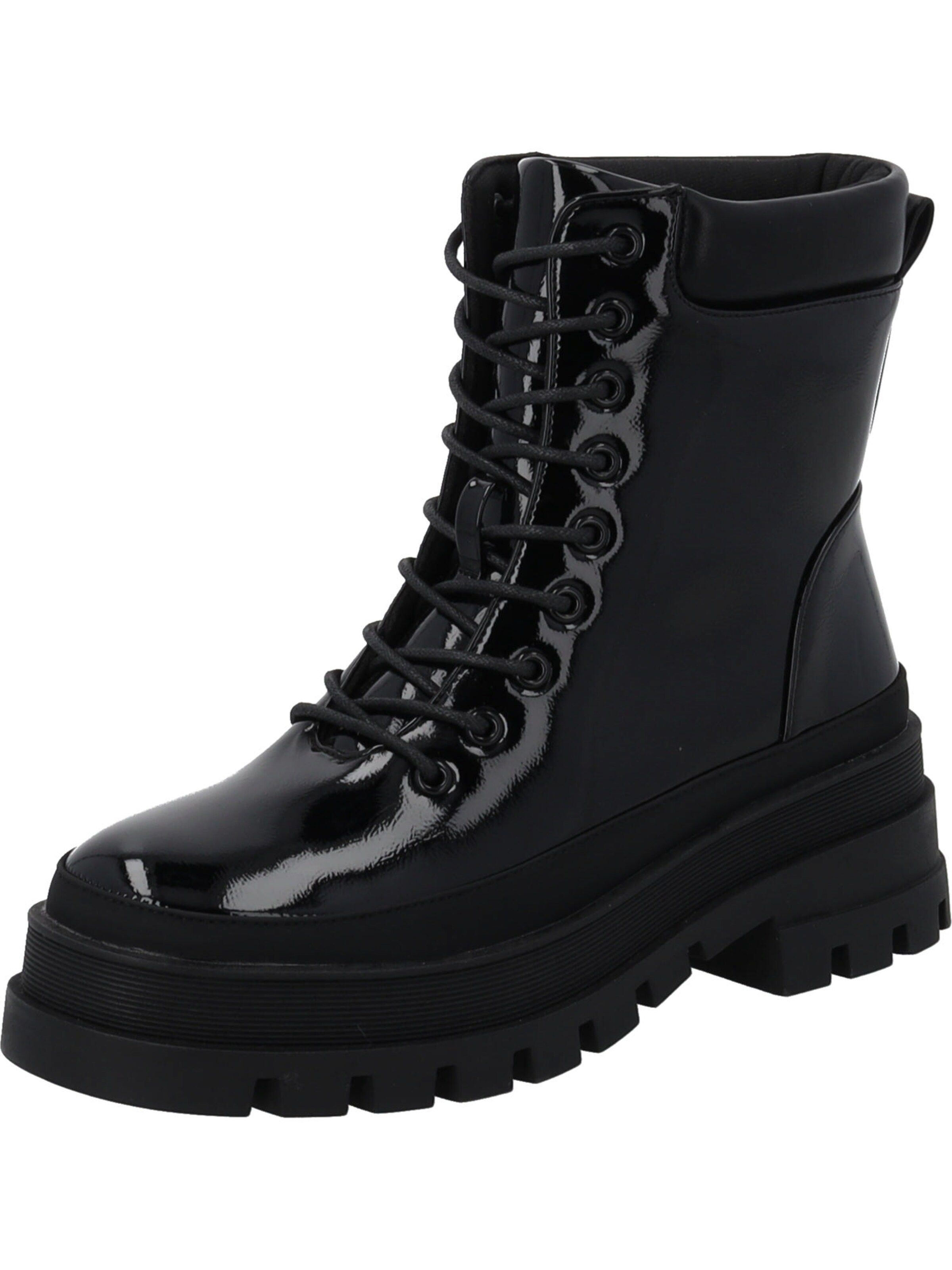 Palado by Sila Sahin Lace-up bootie in Black: front