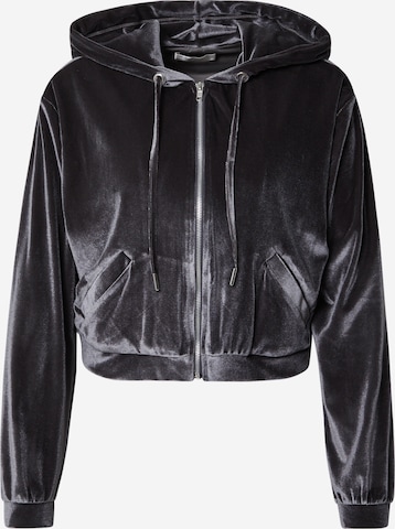 Guido Maria Kretschmer Women Zip-Up Hoodie 'Meike' in Black: front