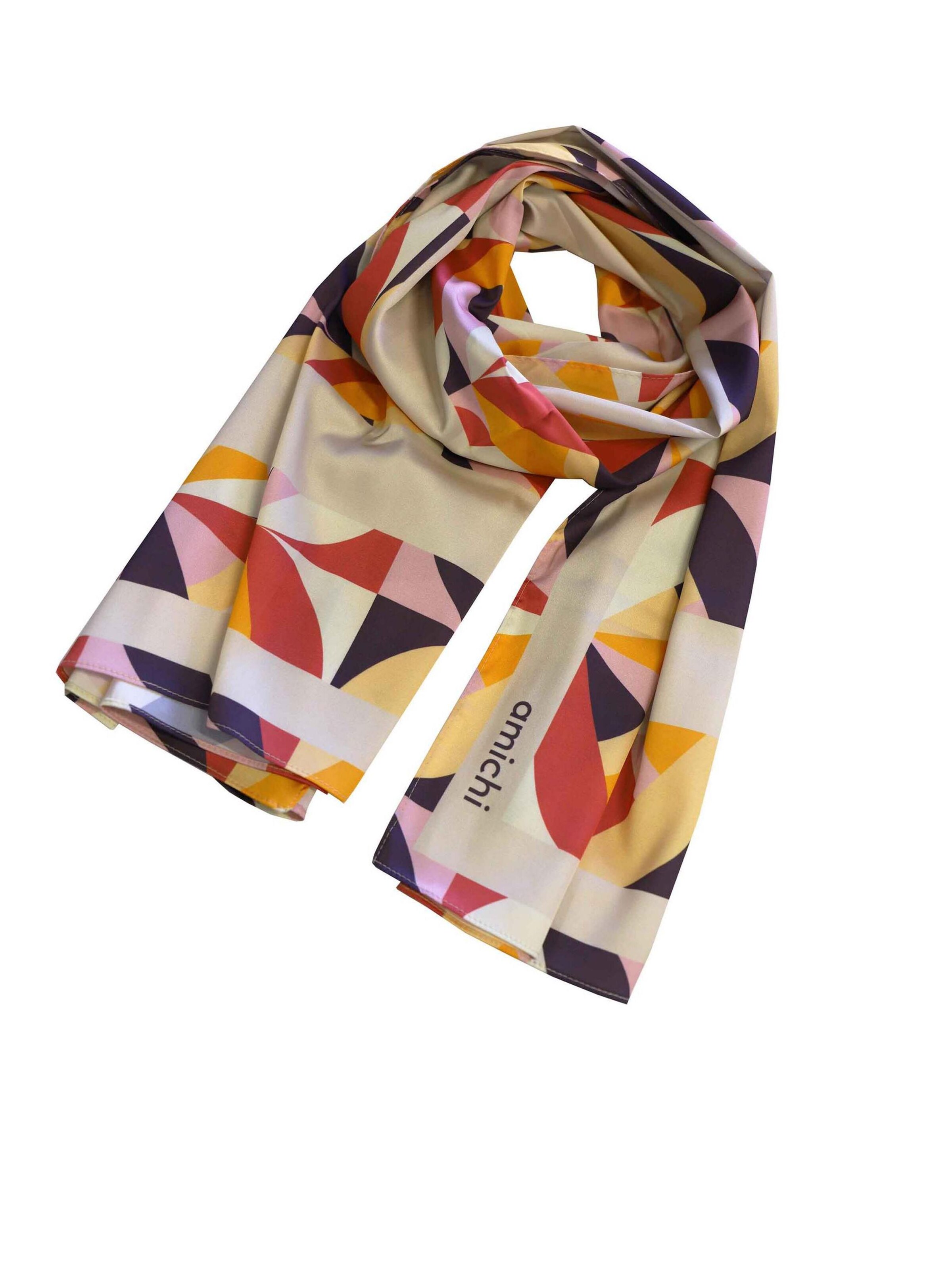 Amichi - Chal 'Pañuelo para mujer Lume rectangular' en Mezcla de colores: frente