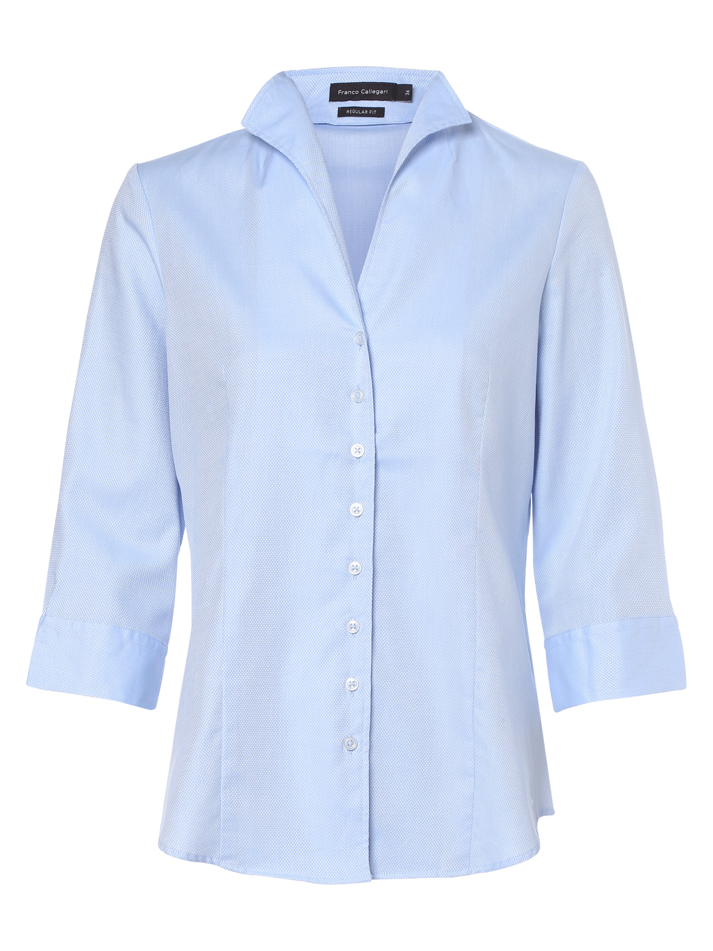 Franco Callegari Bluse in Blau: Vorderseite