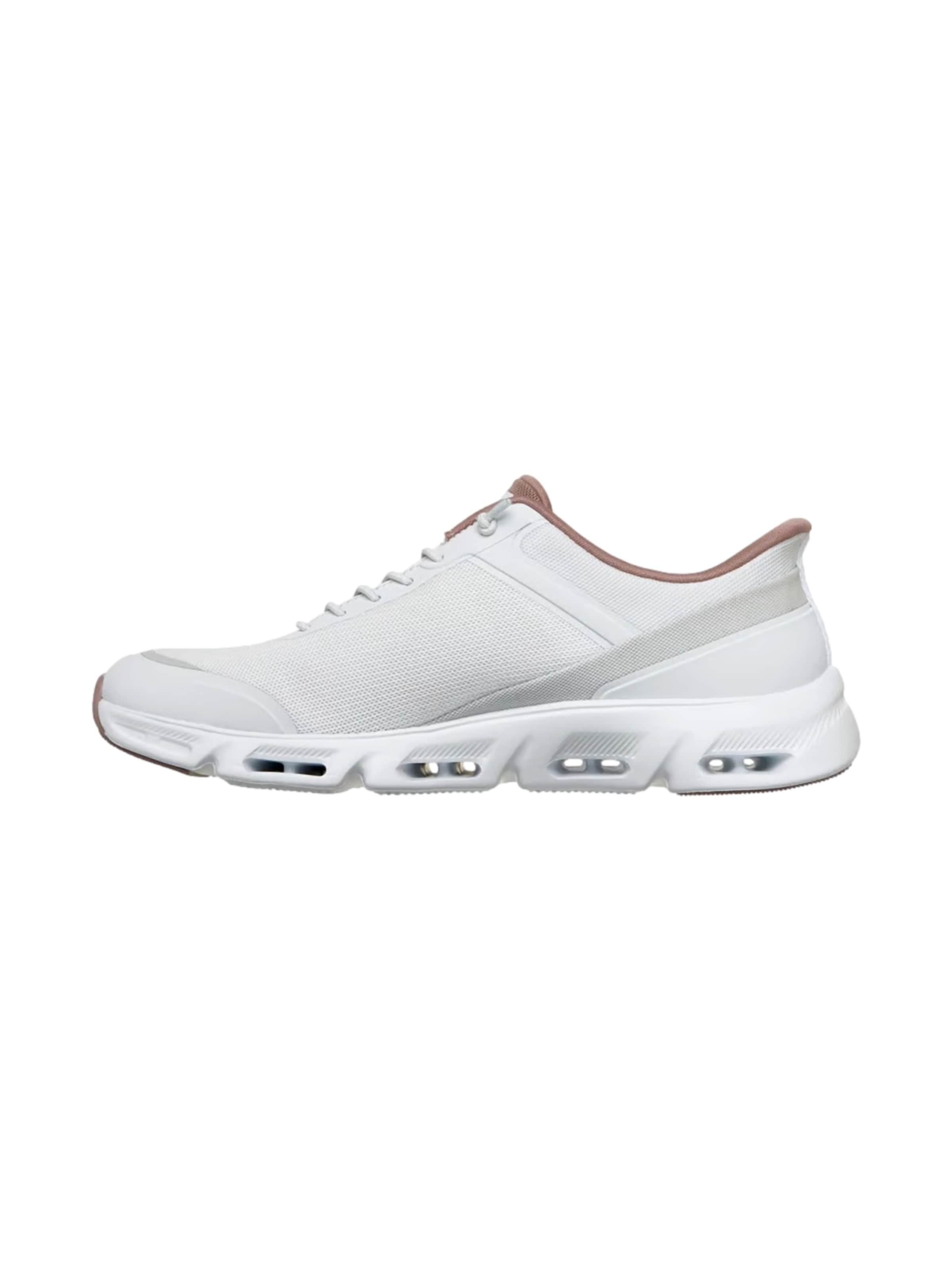 SKECHERS Обувки с връзки 'Glide- Step Gravity Everyday Bliss' в бяло