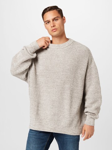WEEKDAY Sweater 'John' in Beige: front