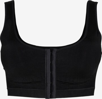 Bandeau Soutien-gorge Devoted by Zizzi en noir : devant