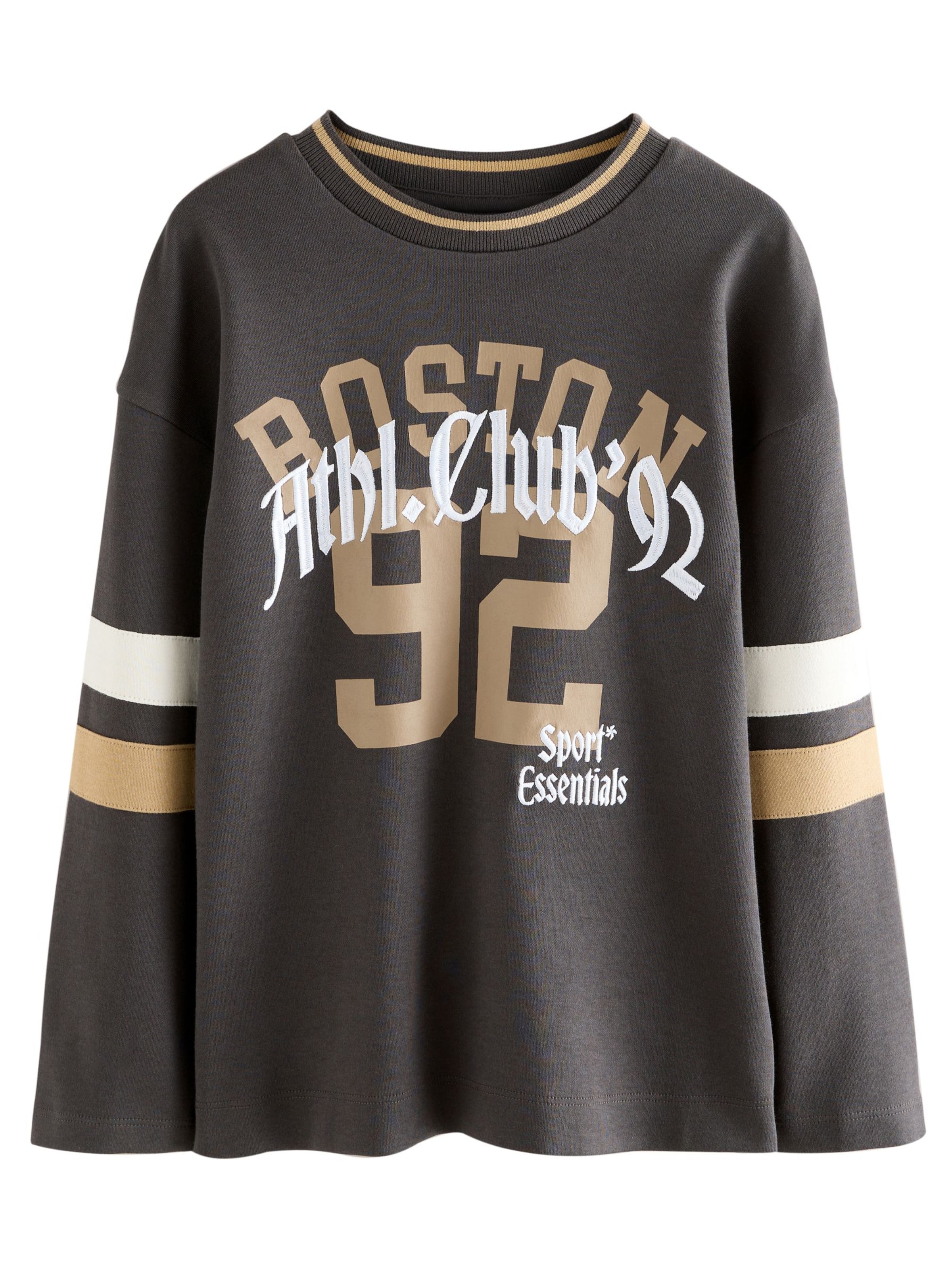 Next - Camiseta en gris: frente