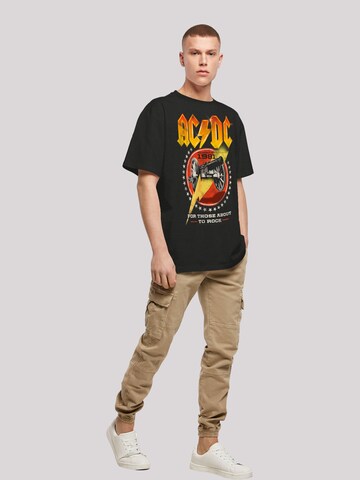 T-Shirt 'ACDC Rock Band Shirt For Those About To Rock 1981' F4NT4STIC en noir