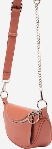 Seidenfelt Manufaktur Crossbody Bag 'Skien' in Pink: front