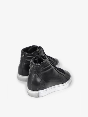 Scalpers High-Top Sneakers in Black