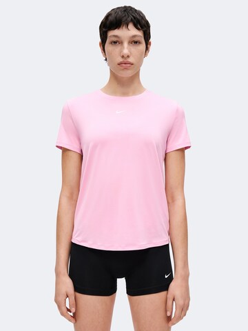 NIKE Performance Shirt 'ONE CLASSIC' in Pink: front