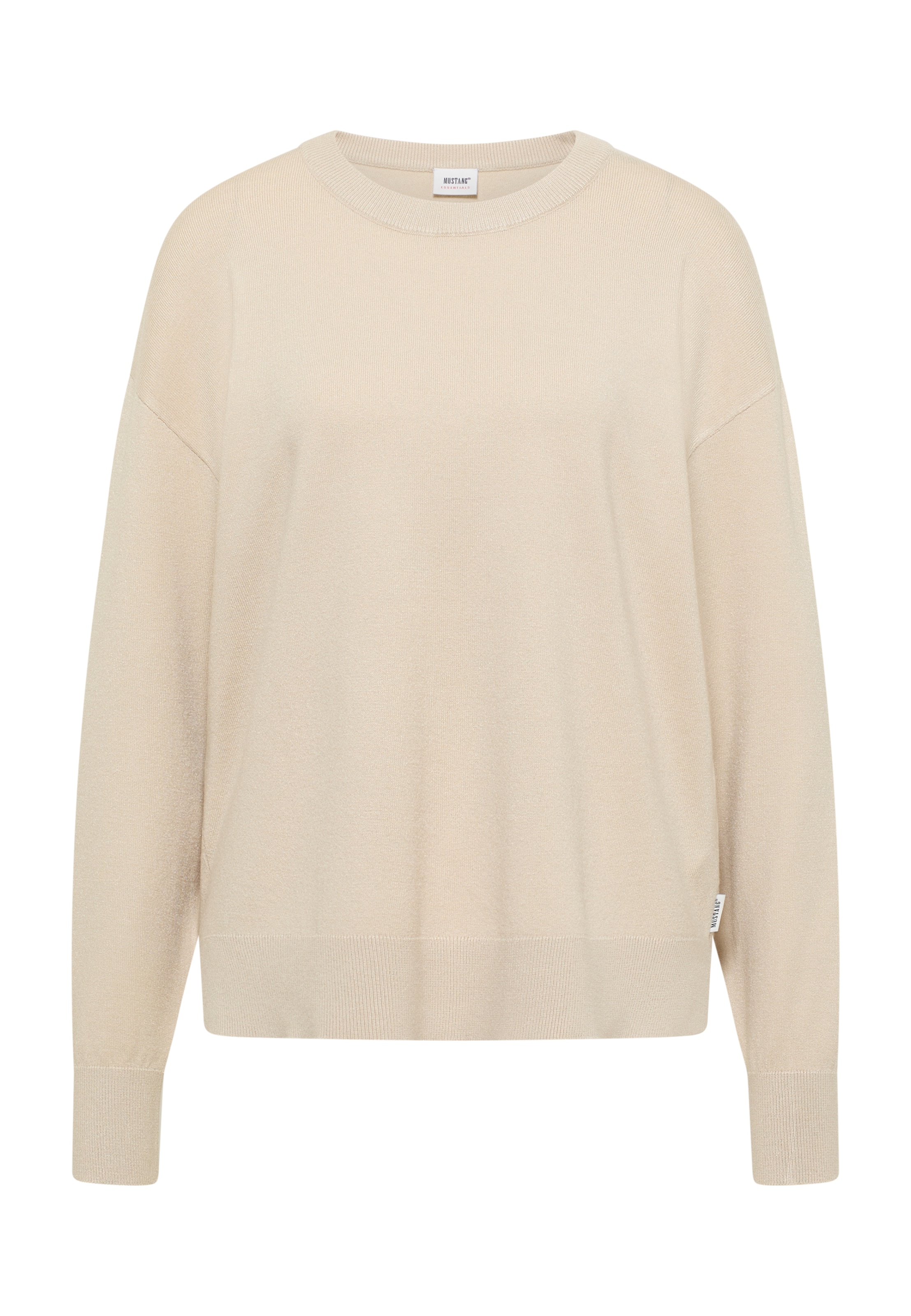 MUSTANG Pullover 'Marianna' in Beige: Vorderseite