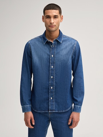 JOOP! Jeans Regular fit Button Up Shirt 'Jiro' in Blue: front