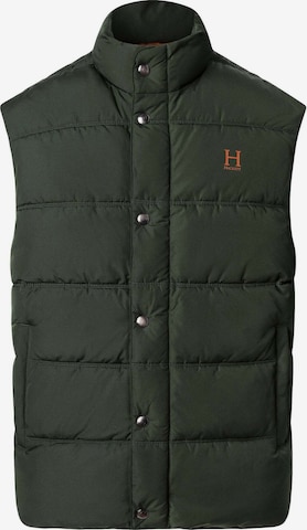 Hackett London Weste 'Heritage' in Grün: Vorderseite