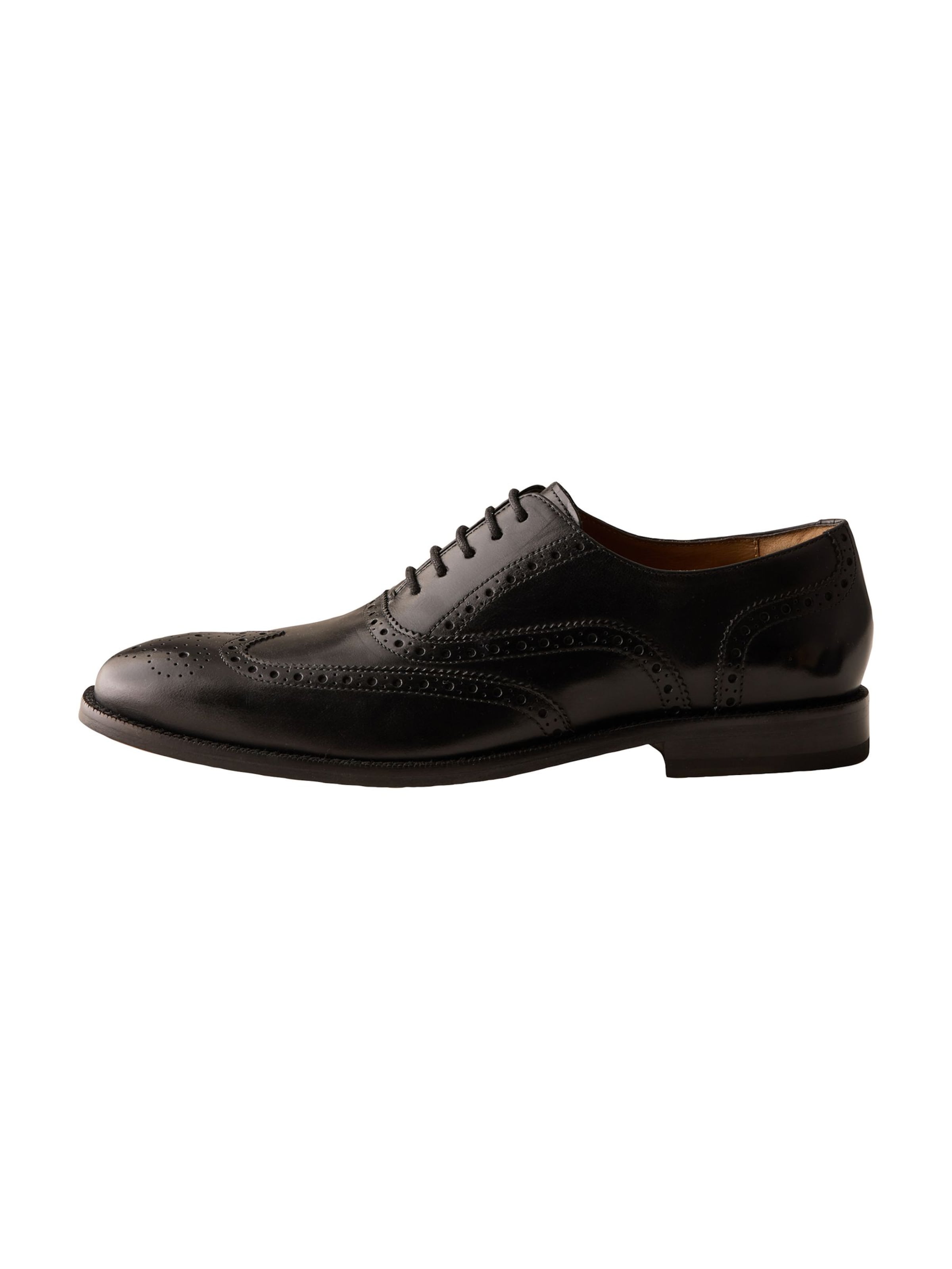 Next Snøresko 'Brogue' i sort: forside