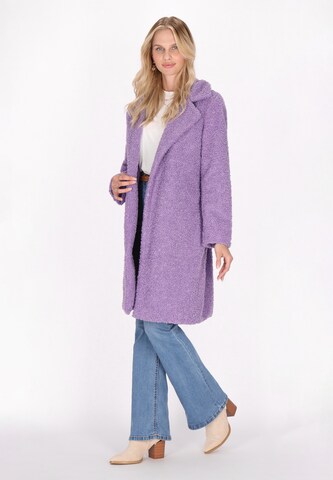 IZIA Between-seasons coat in Purple