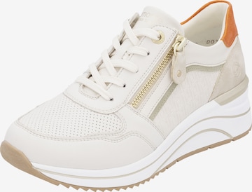 Sneaker bassa 'D0T10' di REMONTE in bianco: frontale