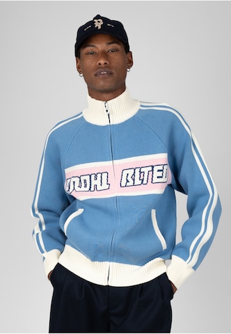 Prohibited Strickjacke 'Letterman' in Blau: Vorderseite