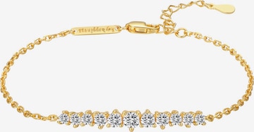 Hey Happiness Bracelet 'Tennis Glow' in Gold: front