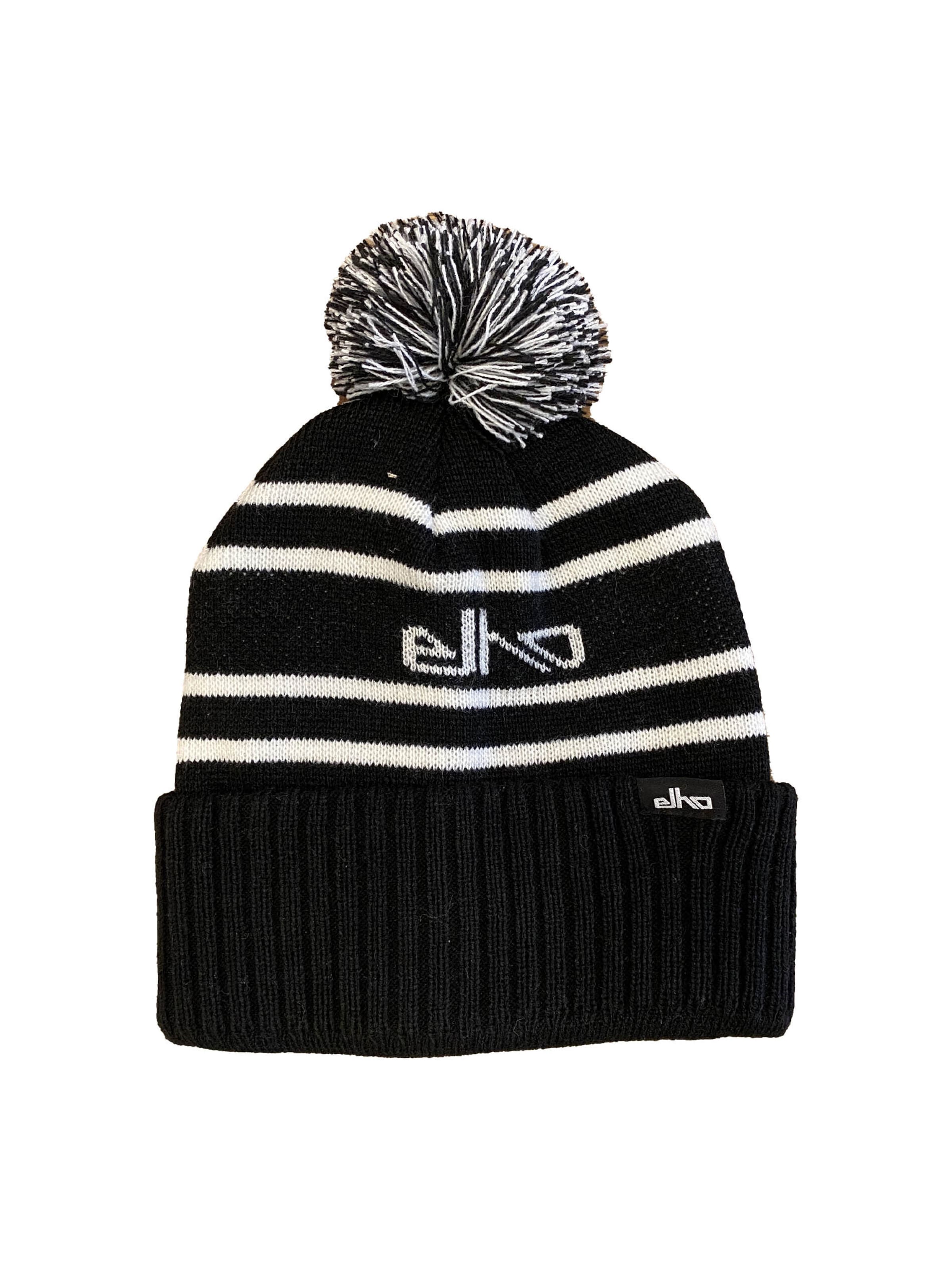 elho Beanie 'La Grave 89' in Black: front