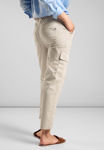 STREET ONE Loosefit Cargohose in Beige