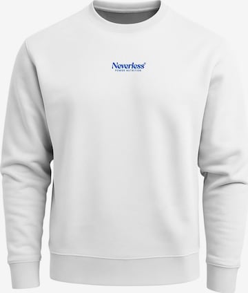 Neverless Sweatshirt 'Banana' in White: front