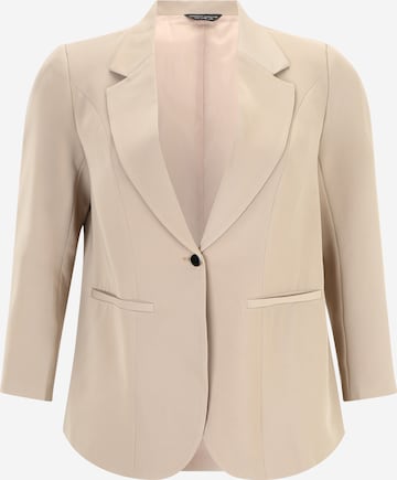 Dorothy Perkins Curve Blazer in Beige: predná strana