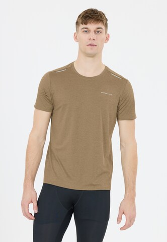 ENDURANCE T-Shirt 'Besy' in Braun: Vorderseite