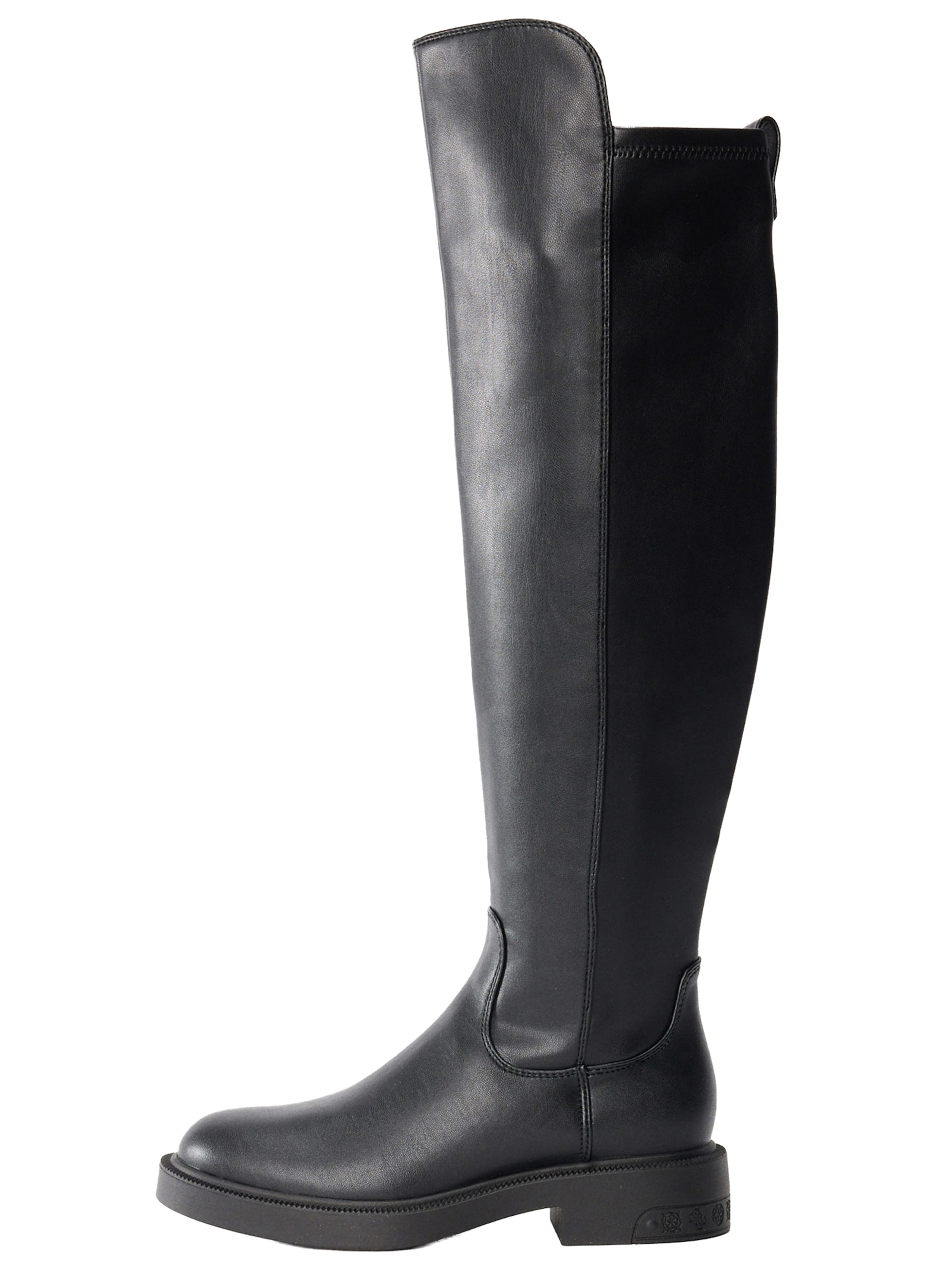 GUESS Saabas 'Fyza', värv must: eest vaates