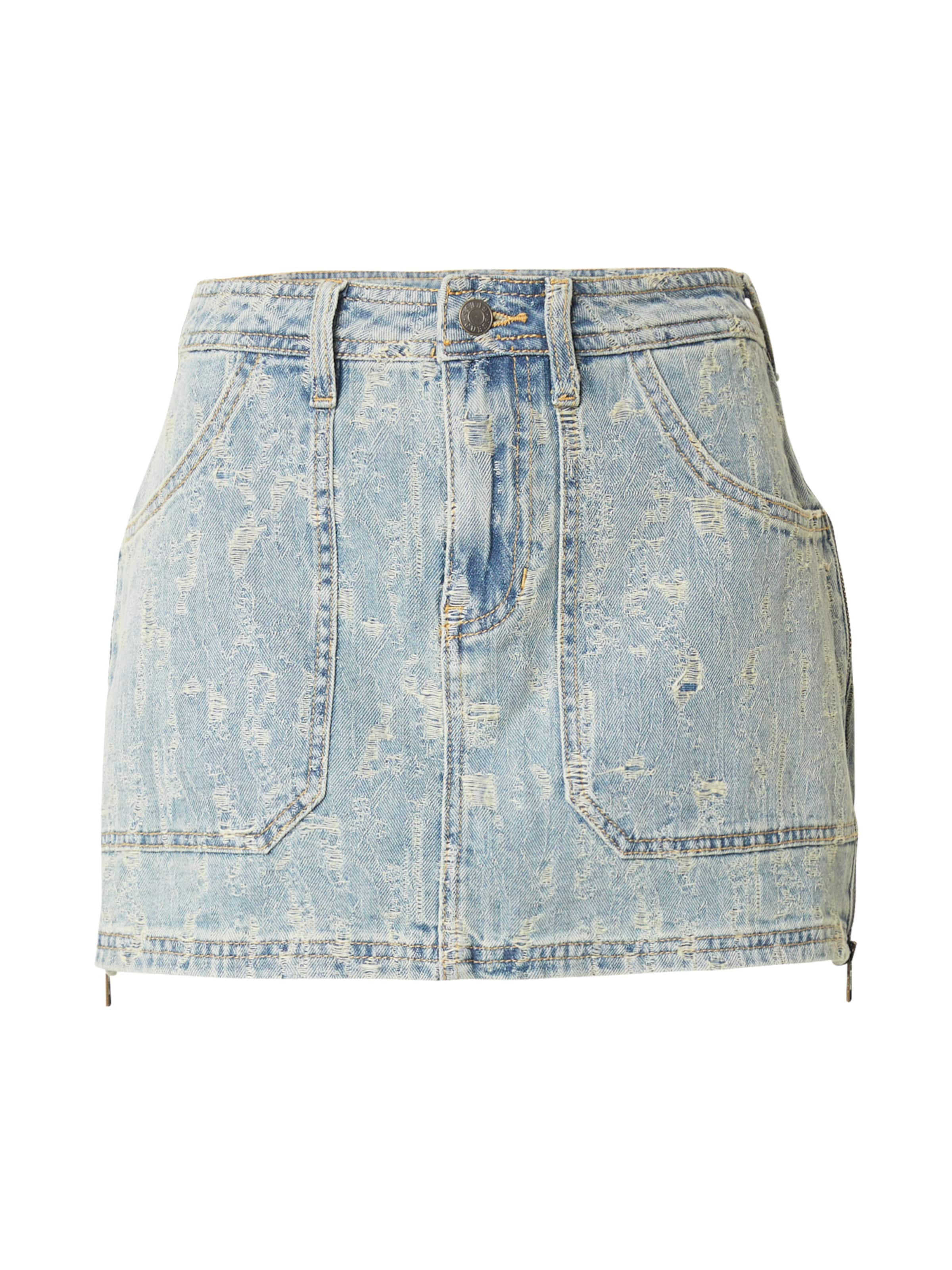 GUESS Originals Sukňa - Modrá: predná strana