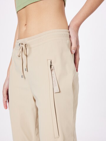 Coupe slim Pantalon 'FUTURE' MAC en beige