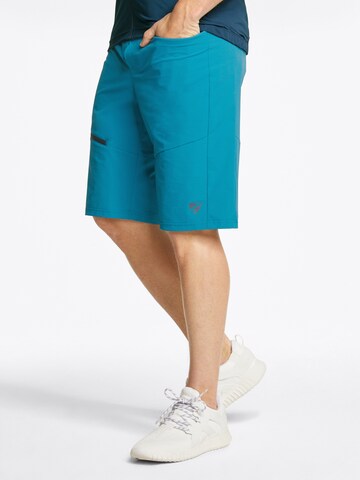 ZIENER Regular Workout Pants 'NUWE' in Blue