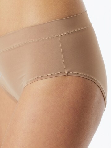 SCHIESSER Broekje ' Retro Pants Unique Micro ' in Beige