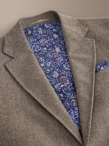 Next Slim fit Business blazer 'Signature' in Brown