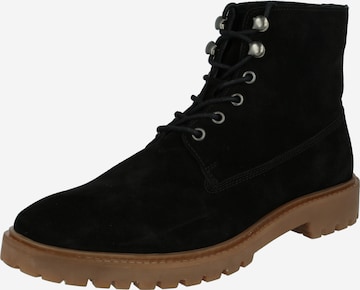 ABOUT YOU Lace-up boots 'Jano' in Black: front