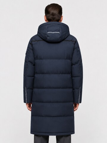 ALLTHEMEN Winter Coat 'Flaum' in Blue